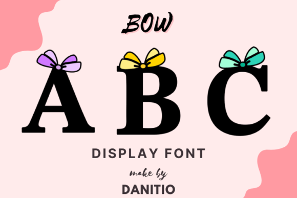 Bow Font: Sweet and Stylish