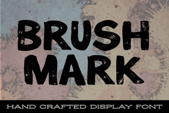 Brush Mark Font for Editorial Design