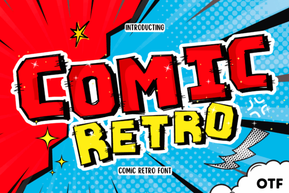 Comic Retro Font for Bold Campaigns