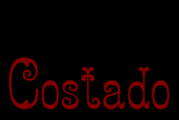 Costado Font for Creative Projects
