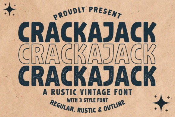 Crackajack Font for Editorial Design