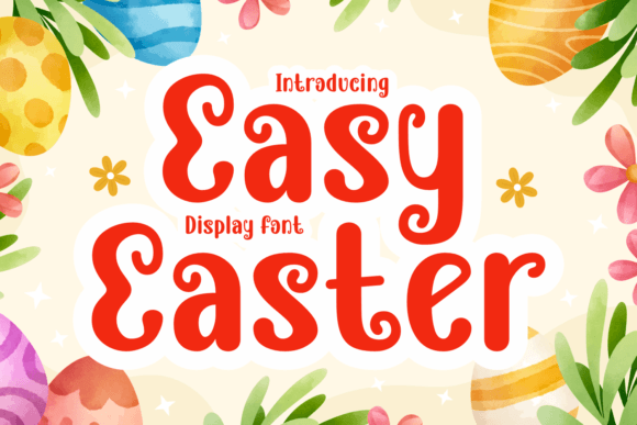 Easy Easter Font for Festive Design