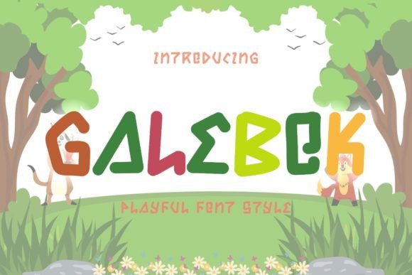 Galebok Font for Creative Campaigns