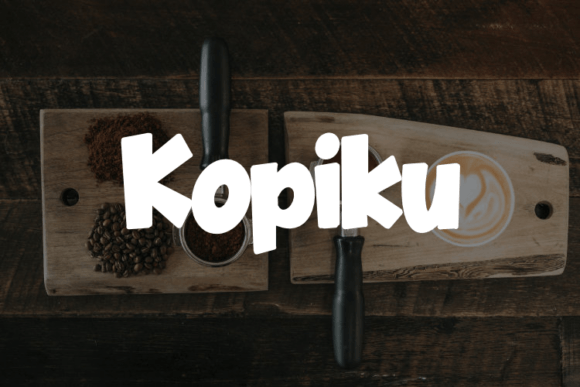 Kopiku Font for Editorial Design