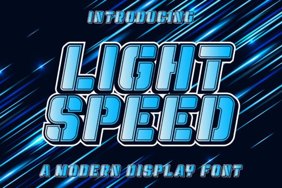 Light Speed Font for Bold Branding
