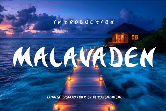Malavaden Font for Festive Campaigns