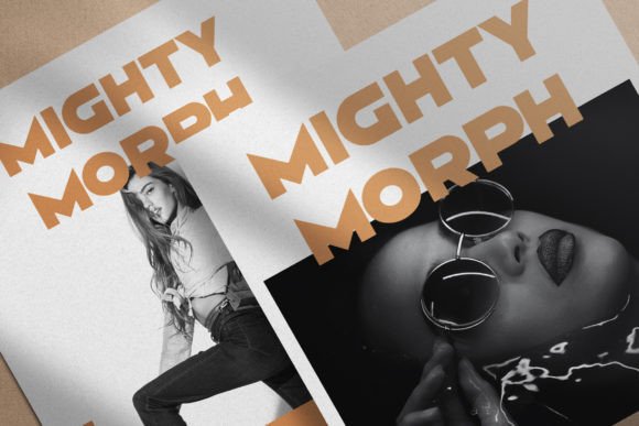 Mighty Morph Font for Bold Design