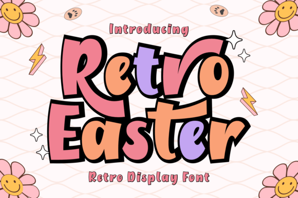 Retro Easter Font for Creative Makers