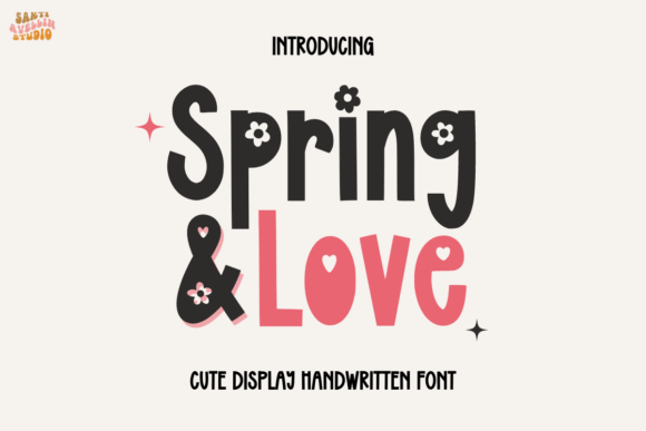 Spring and Love Font for Creative Brands