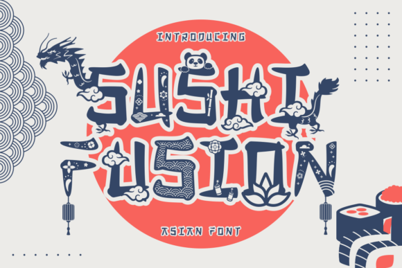 Sushi Fusion Font for Creative Brands