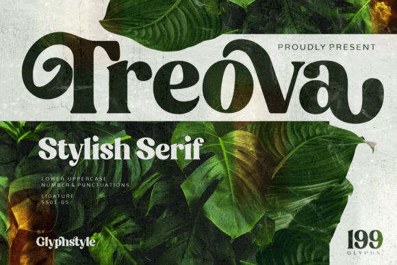Treova: A Stylish Display Font