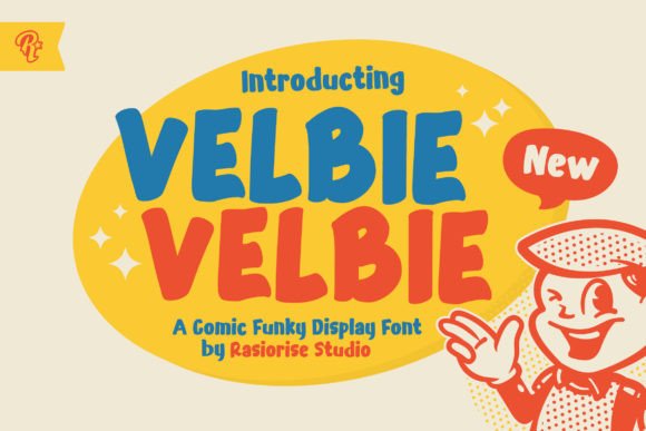 Velbie: A Retro Funky Font for Creative Brands