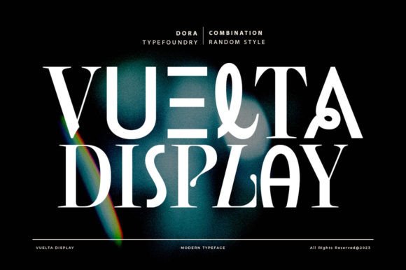 Vuelta Display: A Font for Business Branding